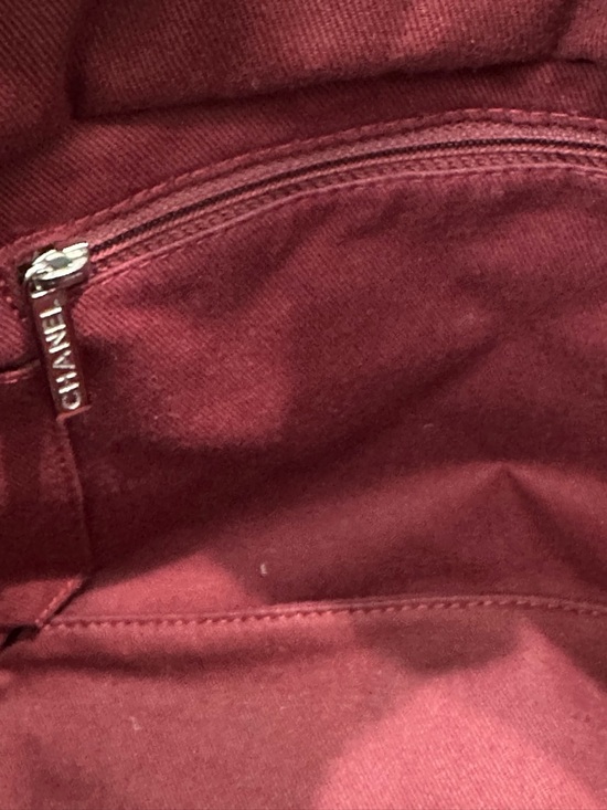 Chanel Cambon Ligne Tote Cream Lambskin | Quilted CC Chain Shoulder Bag (C8) - Picture 16 of 16